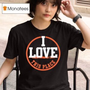 I Love This Place Athlete Logo T Shirt