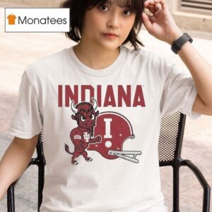 Indiana Hoosiers Bison And Helme T Shirt