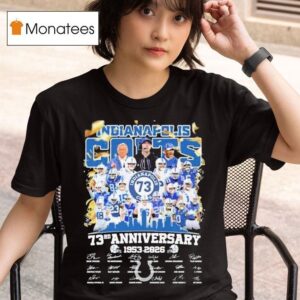 Indianapolis Colts Rd Anniversary Team Players T Shirt