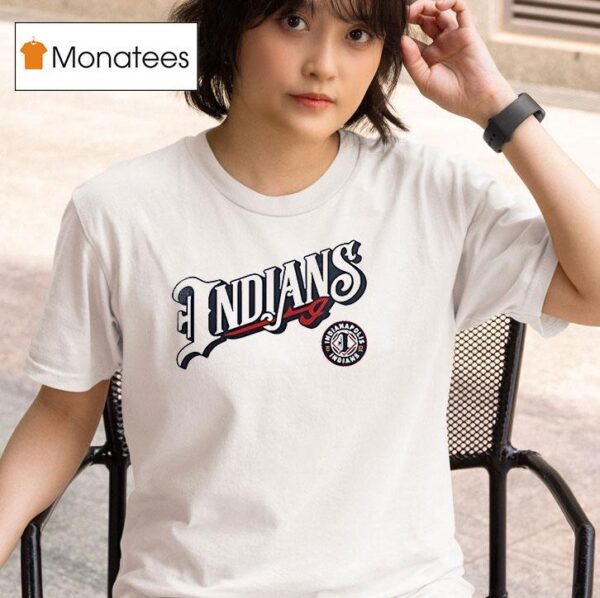Indianapolis Indians Logo Wordmark T Shirt