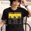 Jeff Tweedy The Twilight Override Tour Dates T Shirt