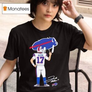 Josh Allen Buffalo Bills Football Signature T Shirt
