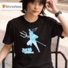 Julio Rodriguez Seattle Mariners Holding Trident Anime T Shirt