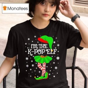 K Pop Elf Christmas Xmas T Shirt