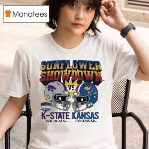 Kansas Jayhawks Vs K State Wildcats Th Annual Sunflower Showdown T Shirt