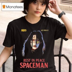 Kiss Ace Frehley Rest In Peace Spaceman T Shirt