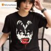 Kiss The Demon Blood Face T Shirt