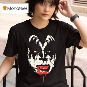 Kiss The Demon Blood Face T Shirt