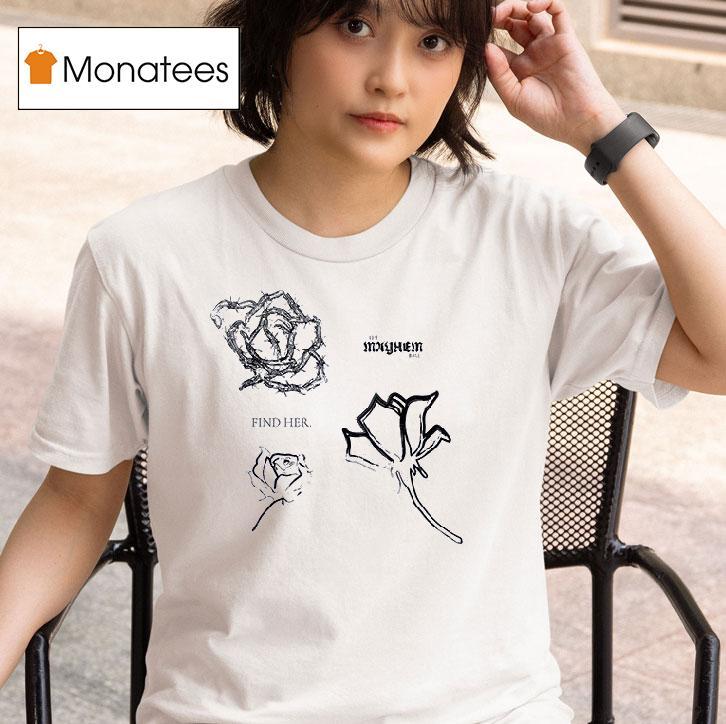 Lady Gaga The Mayhem Ball Find Her Bring Her To Me Roses T Shirt