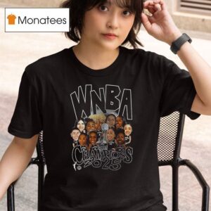 Las Vegas Aces Wnba Finals Champions Caricature Team Roster T Shirt
