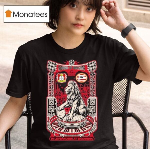 Leverkusen Vs Psv Bayarena Leverkusen Germany October Lion T Shirt