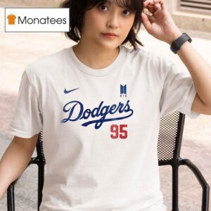 Los Angeles Dodgers X Park Jimin Bts Art Signature T Shirt