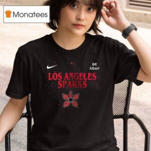 Los Angeles Sparks Stranger Things Rebel Swingman T Shirt