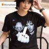 Lotr Frodo And Gollum Partying Dank Middle Finger T Shirt