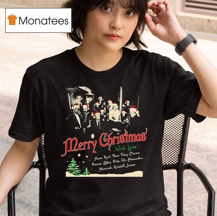 Merry Christmas With Love Hans Gruber Christmas T Shirt