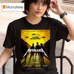 Metallica Live On Stage Formula Qatar Grand Prix T Shirt