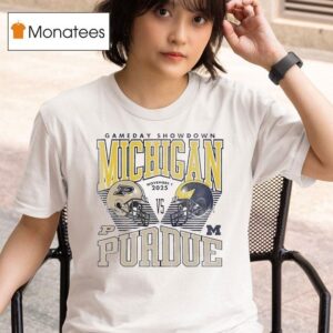 Michigan Wolverines Football Vs Purdue Boilermakers Game Day Showdown T Shirt