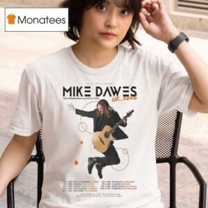Mike Dawes The Progressive Acoustic Tour Uk T Shirt