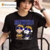 Milwaukee Brewers Snoopy Christmas T Shirt