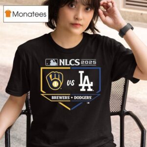 Milwaukee Brewers Vs Los Angeles Dodgers National League Championship Series Batter S Box Baseball T Shirt