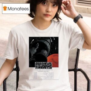 Monkey And Mars Red Sky European Tour T Shirt