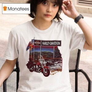 Motorcycle Harley Davidson Only In America T Shirt