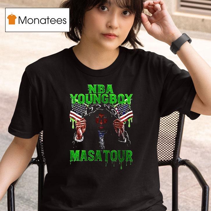 Nba Youngboy Masa Tour Graphic Roster T Shirt