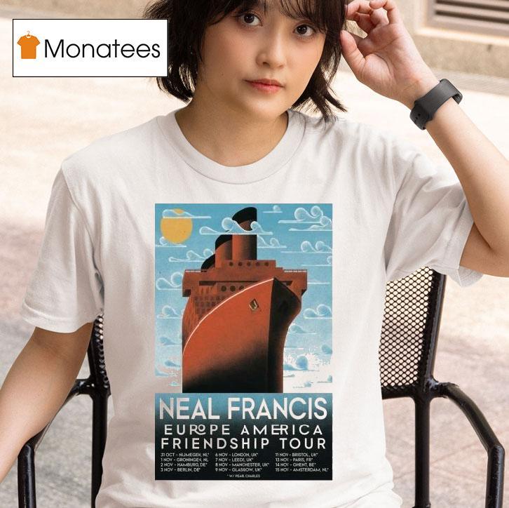 Neal Francis Europe America Friendship Tour T Shirt