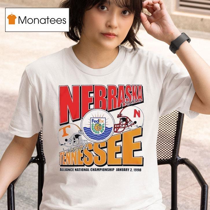 Nebraska Cornhuskers Vs Tennessee Volunrs Alliance National Dhampionship January T Shirt