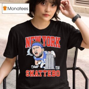 New York Giants Cam Skattebo Football Signature T Shirt