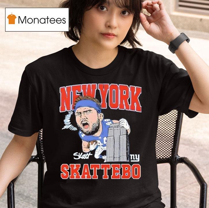 New York Giants Cam Skattebo Football Signature T Shirt