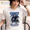 New York Giants Dart Nabers Hyatt Skattebo Carter Big Bluie Dynasty T Shirt