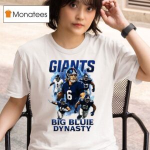 New York Giants Dart Nabers Hyatt Skattebo Carter Big Bluie Dynasty T Shirt