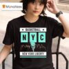 New York Liberty Basketball Nyc City Skyline T Shirt