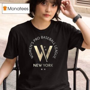 New York Women S Pro Baseball League Logo T Shirt
