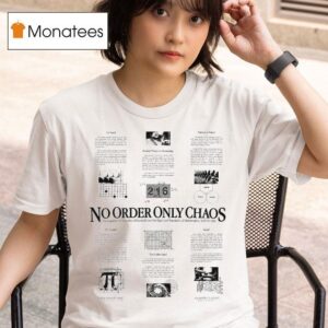 No Order Only Chaos The Imperfect Irrationality Of Humanity And The Rigor And Regularity Mathematics T Shirt