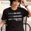 Normal Heartbeat Deceased Heartbeat Heartbeat Watching Lsu Tigers T Shirt
