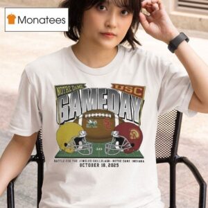 Notre Dame Fighting Irish Football Vs Usc Trojans October Helme T Shirt