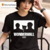 Oasis Wonderwall Silhouette Celebrate Years Of Wonderwall By Iconic T Shirt