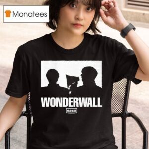 Oasis Wonderwall Silhouette Celebrate Years Of Wonderwall By Iconic T Shirt