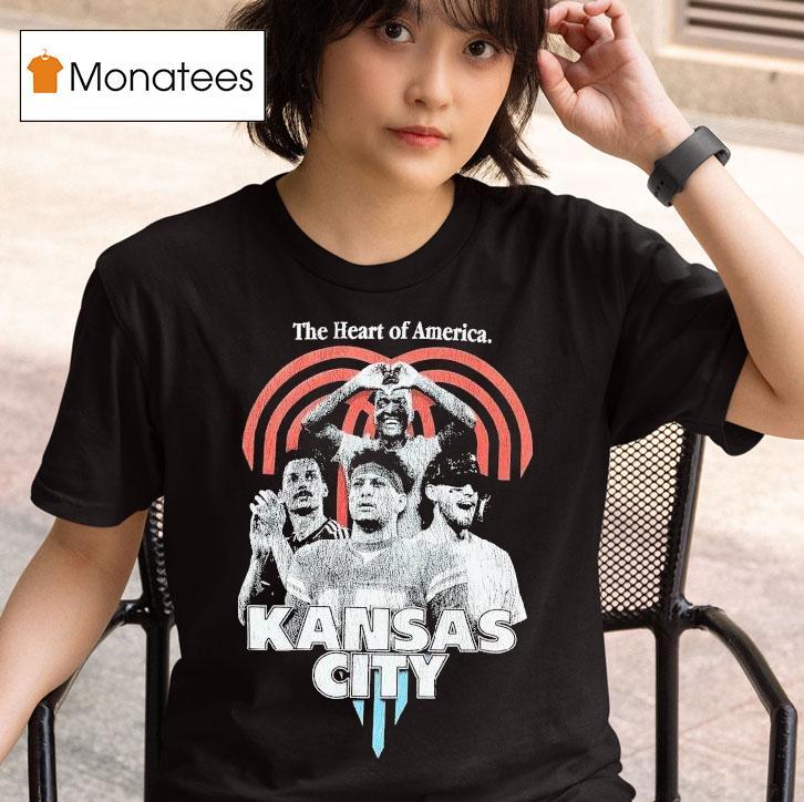 Patrick Mahomes Kansas City Chiefs Kansas City Royals Kansas City The Heart Of America T Shirt