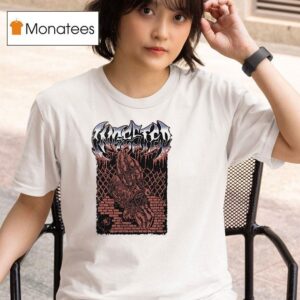 Peeling Flesh Face Ripper Logo T Shirt