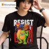 Penguin Frog Bear Resist Protest Against Tariffs T Shirt