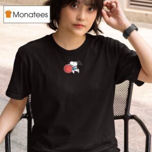 Philadelphia Ers X Peanuts Snoopy Slam Cartoon T Shirt