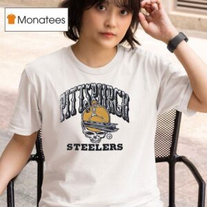 Pittsburgh Slers X Grateful Dead Skeleton Logo T Shirt