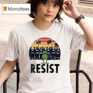 Portland Frog Protester Resis Police T Shirt