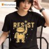 Portland Frog Resist Cosmic Retro T Shirt