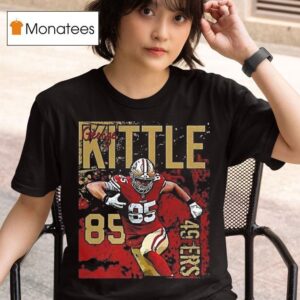 Premium George Kittle San Francisco Ers Football Number Illustration T Shirt