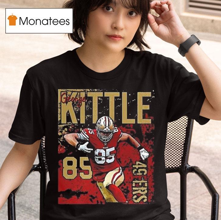Premium George Kittle San Francisco Ers Football Number Illustration T Shirt