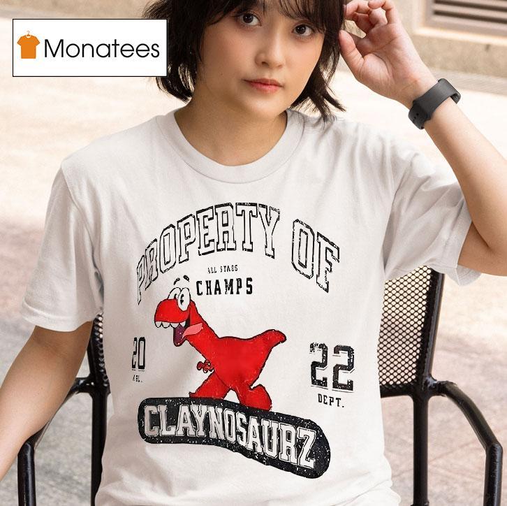 Property Of Claynosaurz All Stars Champs T Shirt